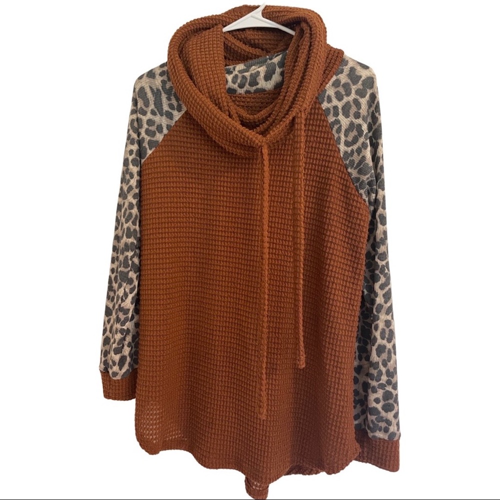 Cowl neck sweater